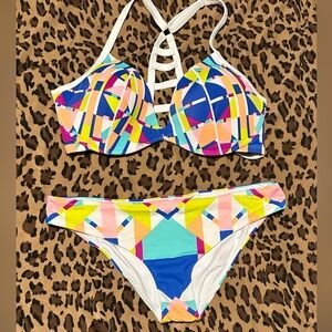 Victoria’s Secret pink Geo bikini